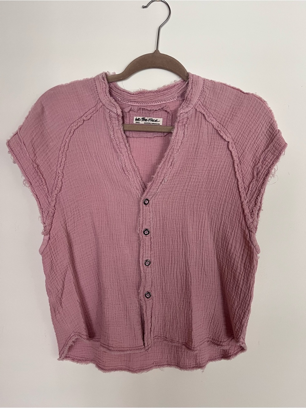 We The Free 100% Cotton Gauze Top